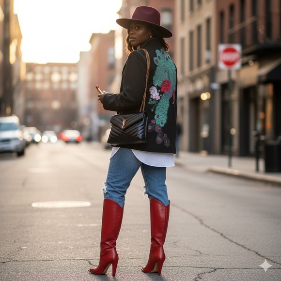 VINTAGE JANICE WAINWRIGHT PEACOCK 🦚 JACKET TOP - Picture 5 of 10